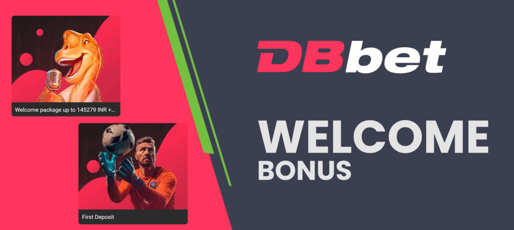 Sports and casino welcome bonus on DBbet